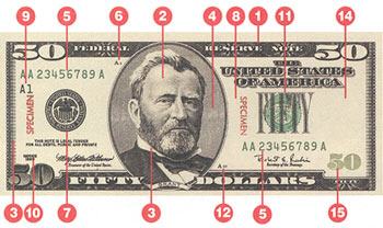 $50 Front (1996 Series)