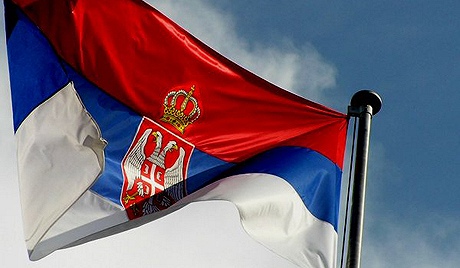 флаг Сербия флаг сербский флаг