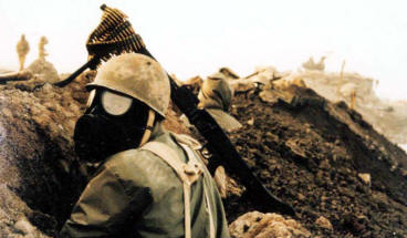 иран ирак иран война противогаз химическое оружие Газовая атака Ирано-иракская война Иранский солдат 